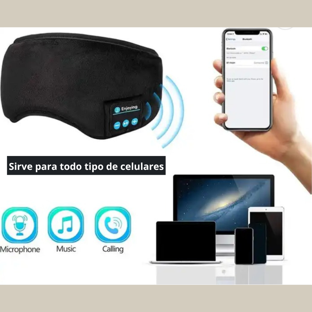 ANTIFAZ CON AUDIFONOS CON BLUETHOOTH