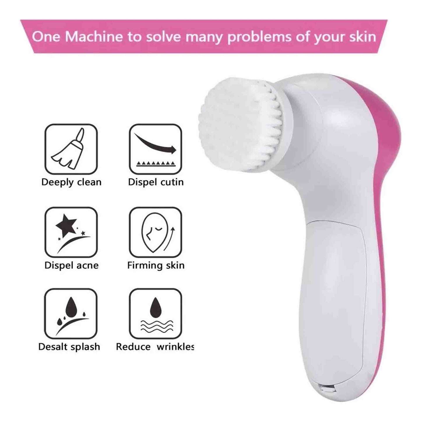 Cepillo Facial 5 en 1