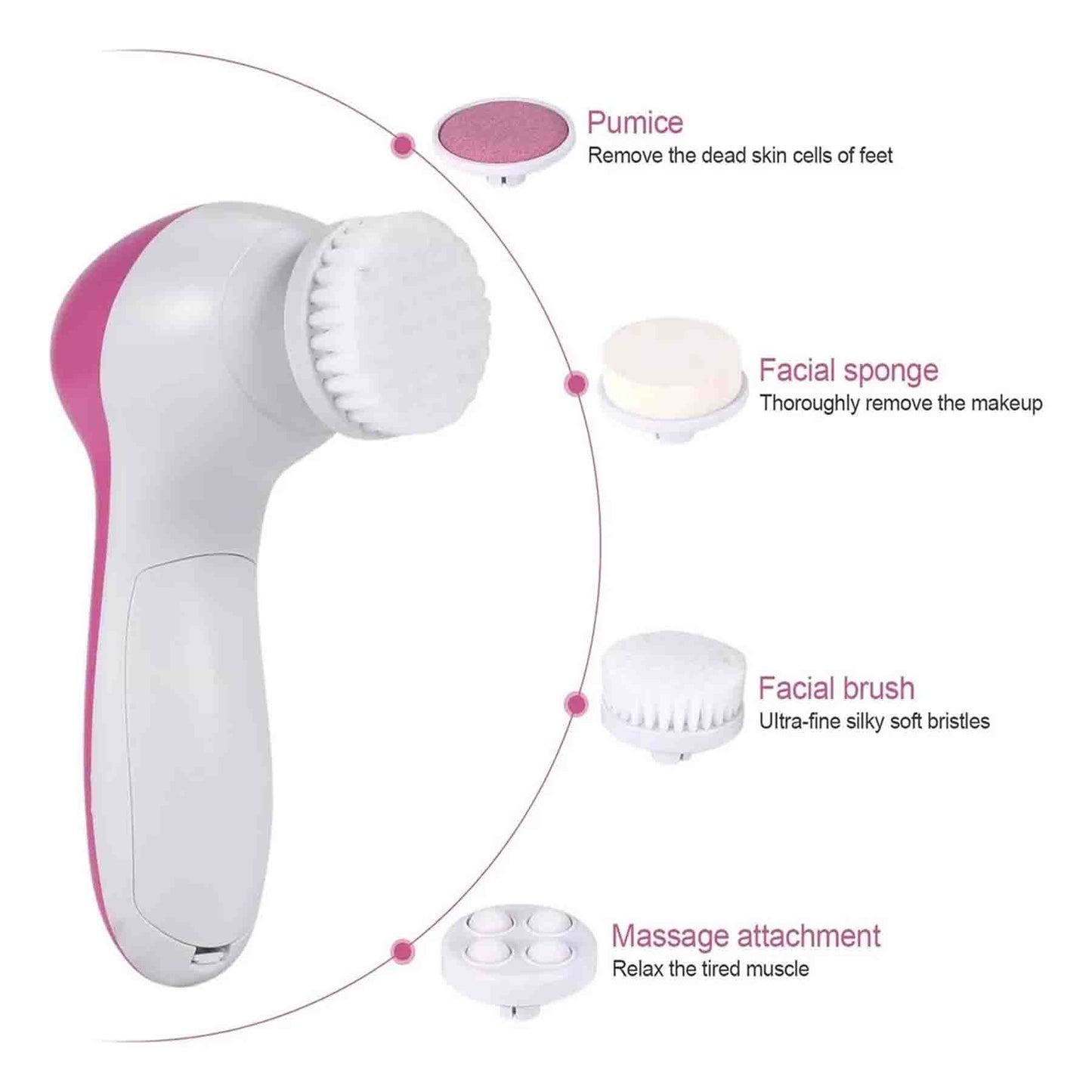 Cepillo Facial 5 en 1